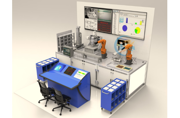 桌面式智能制造實訓系統(tǒng),桌面式柔性制造生產線實訓系統(tǒng)