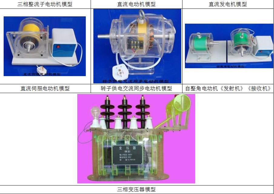 透明電機與變壓器模型,仿真電機模型,教學演示電機3